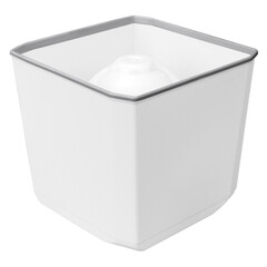 Ершик для унитаза Econova Scandi напольный пластик белый (431501116) - фото 3