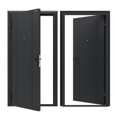 Дверь входная DoorHan Эко левая серый букле - серый букле 880х2050 мм - фото 5