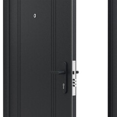 Дверь входная DoorHan Эко левая серый букле - серый букле 880х2050 мм - фото 4