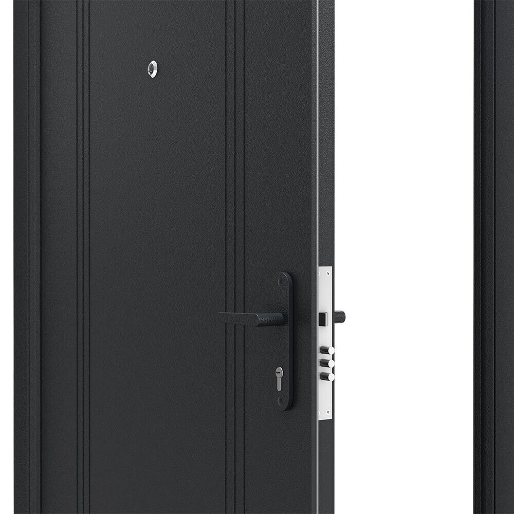 

Дверь входная DoorHan Эко левая букле - букле 880х2050 мм