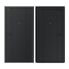 Изображение товара Дверь входная DoorHan Эко правая серый букле - серый букле 980х2050 мм