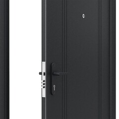 Дверь входная DoorHan Эко правая серый букле - серый букле 880х2050 мм - фото 4