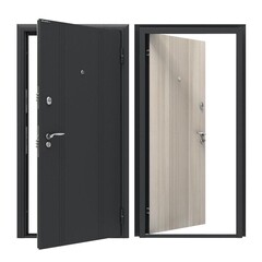 Дверь входная DoorHan Оптим Рейн левая букле - перламутр 880х2050 мм - фото 5