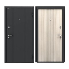 Изображение товара Дверь входная DoorHan Оптим Рейн правая букле - перламутр 980х2050 мм