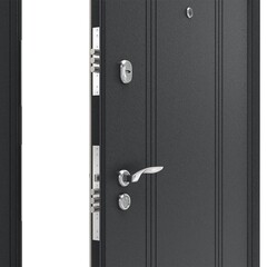 Дверь входная DoorHan Оптим Рейн правая букле - перламутр 880х2050 мм - фото 4