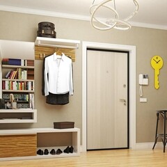 Дверь входная DoorHan Оптим Рейн правая букле - перламутр 880х2050 мм - фото 2