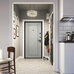 Дверь входная DoorHan Премиум Муссон левая дюна муссон - дюна норд 880х2050 мм - фото 2