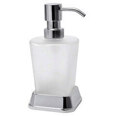 Изображение товара Дозатор для мыла WasserKraft Amper K-5400 настольный пластик хром (5499)