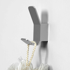 Крючок для ванной WasserKraft Leine K-5000 одинарный на шуруп металл хром (5023) - фото 3