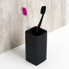 Стакан для ванной WasserKraft Elba настольный полирезин черный (K-2728) - фото 3