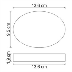 Мыльница для ванной WasserKraft Berkel K-4900 настольная полирезин белая (K-4929) - фото 2