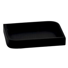 Изображение товара Мыльница для ванной WasserKraft Elba K-2700 настольная полирезин черная (K-2729)