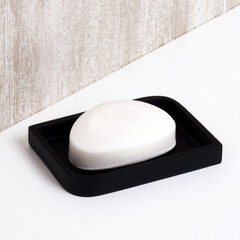 Мыльница для ванной WasserKraft Elba K-2700 настольная полирезин черная (K-2729) - фото 2