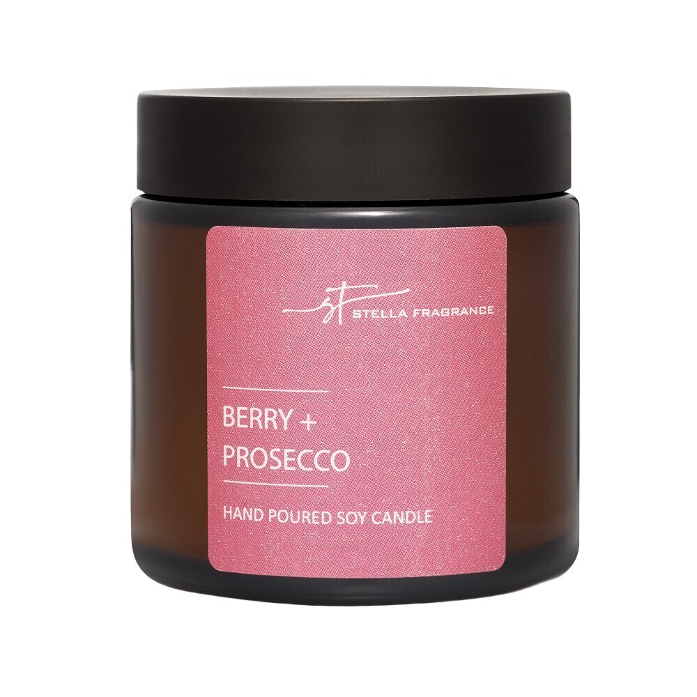

Свеча ароматическая Stella Fragrance Berry+Prosecco 90 г, Коричневый