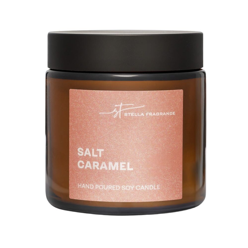 

Свеча ароматическая Stella Fragrance Salt Caramel 90 г, Коричневый
