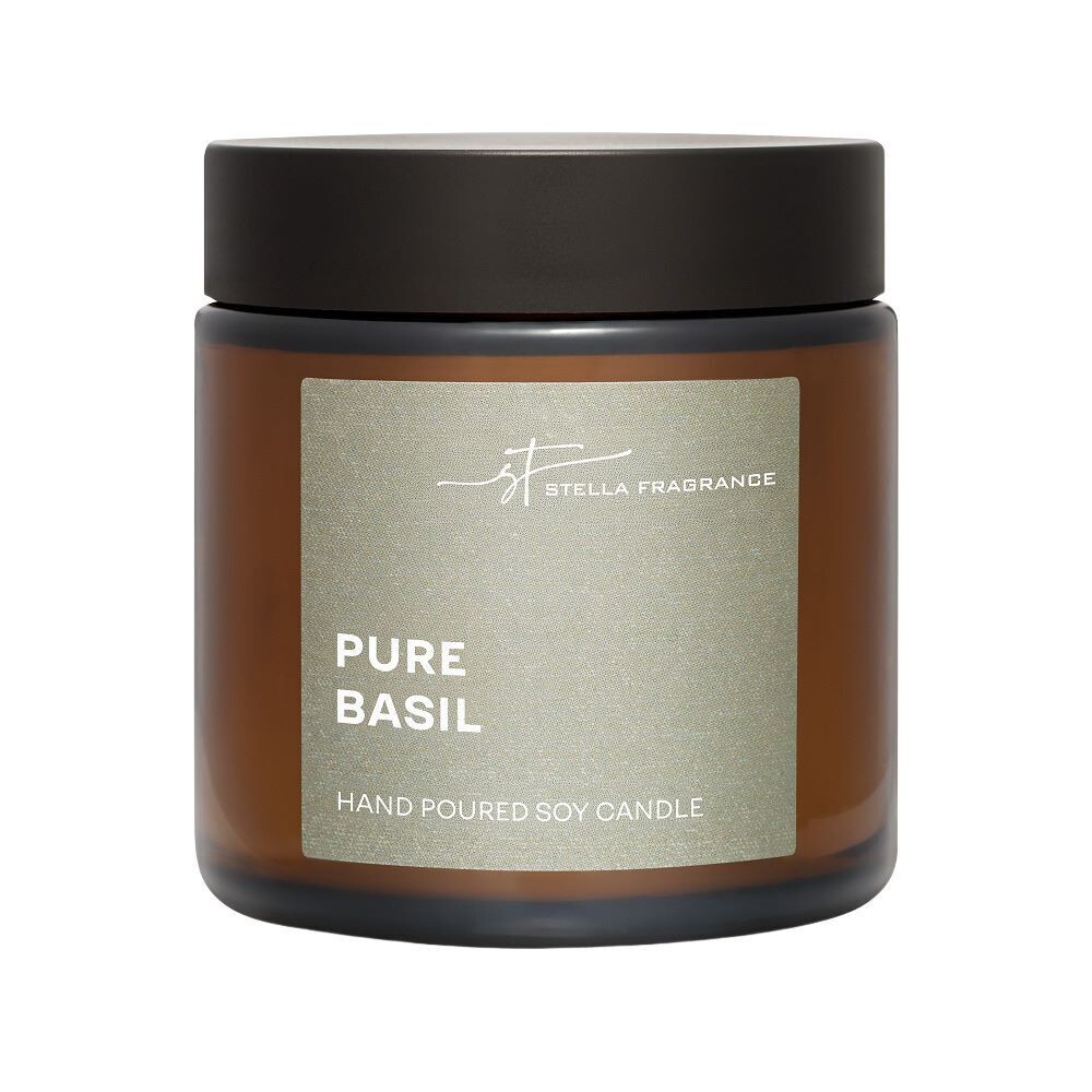 Изображение товара Свеча ароматическая Stella Fragrance Pure Basil 90 г с ароматом базилика