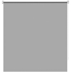 Рулонная штора блэкаут 160х250 см Decofest Плайн серая - фото 11