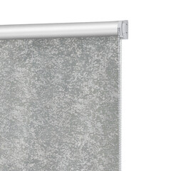 Изображение товара Рулонная штора блэкаут 80х160 см Decofest Марбл мини серая