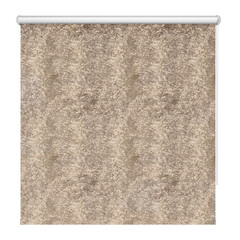 Рулонная штора блэкаут 50х160 см Decofest Марбл мини коричневая - фото 11