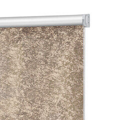 Изображение товара Рулонная штора блэкаут 120х160 см Decofest Марбл мини коричневая