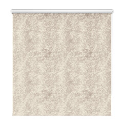Рулонная штора блэкаут 70х160 см Decofest Марбл мини бежевая - фото 11