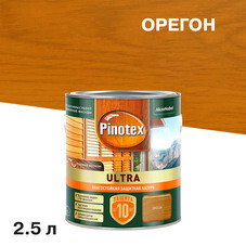 Антисептик Pinotex Ultra декоративный для дерева орегон 2,5 л