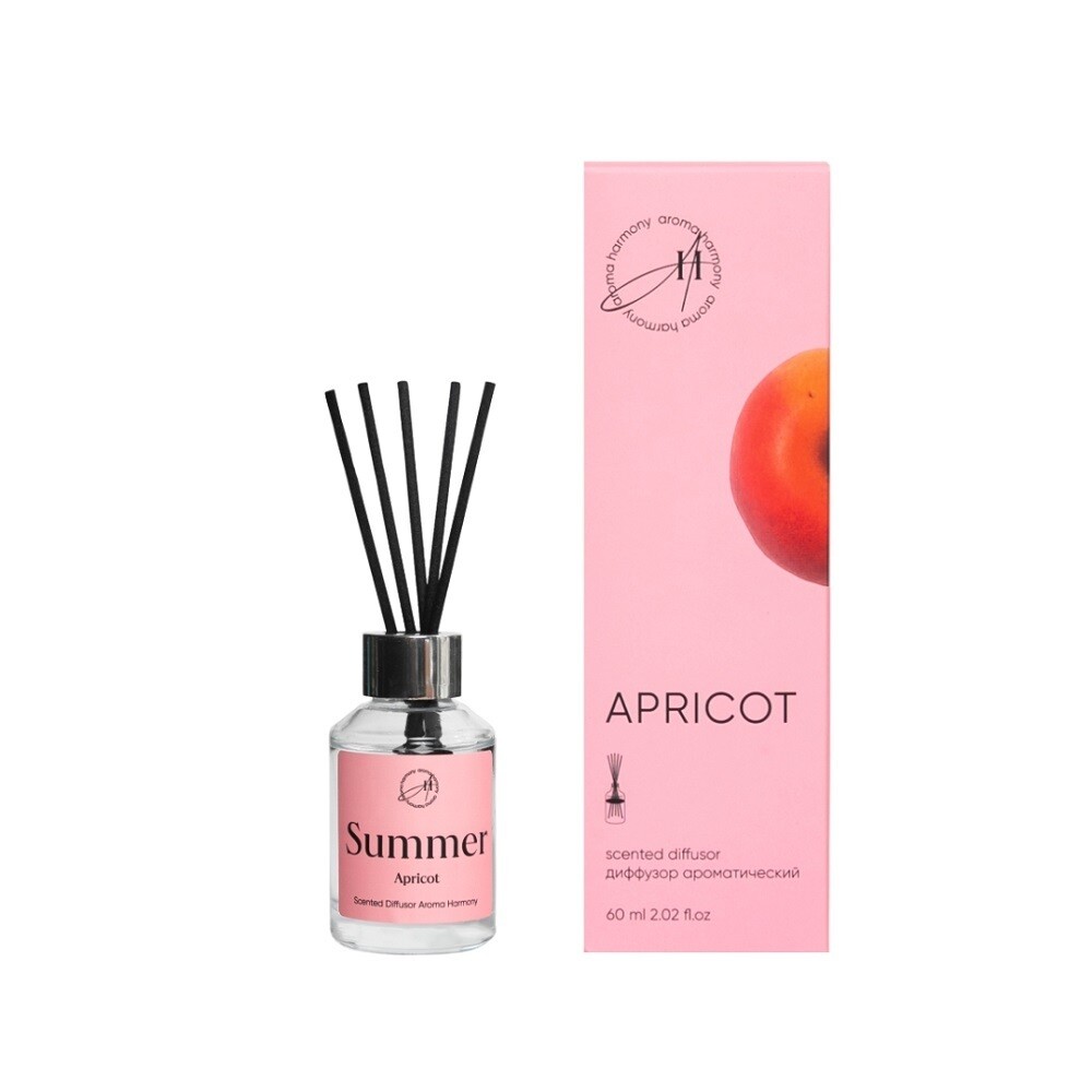 Изображение товара Аромадиффузор Aroma Harmony Apricot 60 мл с палочками