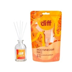 Изображение товара Аромадиффузор с палочками Diff Экзотический мусс 50 мл