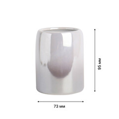Стакан для ванной Fora Morning настольный керамика бежевый (FOR-MOG044) - фото 2