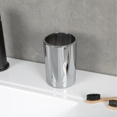 Стакан для ванной Fora Mirage настольный стекло хром (FOR-MIR02) - фото 3