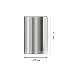 Стакан для ванной Fora Mirage настольный стекло хром (FOR-MIR02) - фото 2