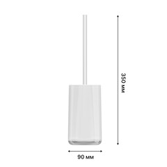 Ершик для унитаза Fora Barcelona напольный акрил белый (FOR-BAR025) - фото 2