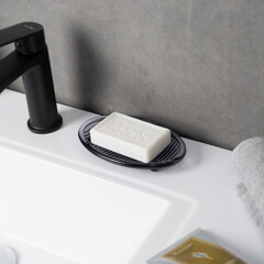 Мыльница для ванной Fora Smoky Topaz настольная стекло дымчатая (FOR-GLASS-ST036) - фото 3