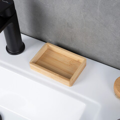 Мыльница для ванной Fora Bamboo настольная бамбук (FOR-BOO036) - фото 3