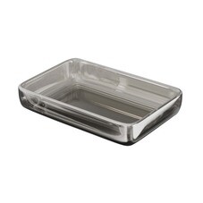 Мыльница для ванной Fora Mirage настольная стекло хром (FOR-MIR03)