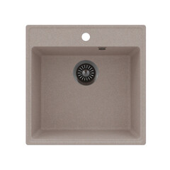 Изображение товара Мойка для кухни Maunfeld Perla 51х51х18 см врезная кварц бежевая