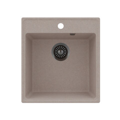 Изображение товара Мойка для кухни Maunfeld Perla 46х50х18 см врезная кварц бежевая