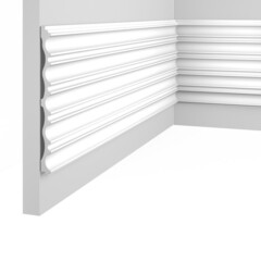 Изображение товара Панель декоративная из экополимера 156х2800х12 мм Artiva RT057 белая 0,437 кв.м