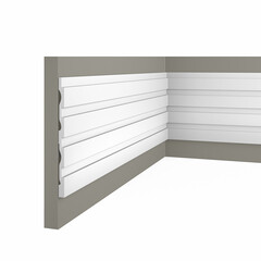 Изображение товара Панель декоративная из экополимера 156х2800х8 мм Artiva RT056 белая 0,437 кв.м