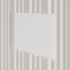 Панель декоративная из экополимера 100х2800х11 мм Artiva RT025 белая 0,28 кв.м - фото 5