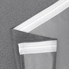 Штора имитация льна серая 160х260 см Amore Mio (94615) - фото 6