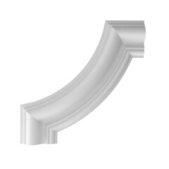 Угол к молдингу из экополимера ударопрочный 150х150х17 мм Bello Deco М10 - фото 1