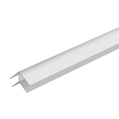 Изображение товара Угол наружный для панелей 10х3000 мм ПВХ серый