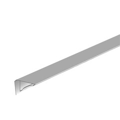 Изображение товара Плинтус потолочный для панелей 10х3000 мм ПВХ серый