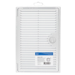 Люк ревизионный Era Декофот пластиковый 200х300 мм накладной с решеткой - фото 2