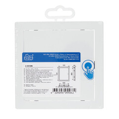 Люк ревизионный Evecs ЛР пластиковый 120х120 мм врезной - фото 2