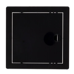 Люк ревизионный Центр Тагис ЛР пластиковый 200х200 мм врезной черный - фото 1