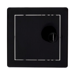 Изображение товара Люк ревизионный Центр Тагис ЛР пластиковый 150х150 мм врезной черный