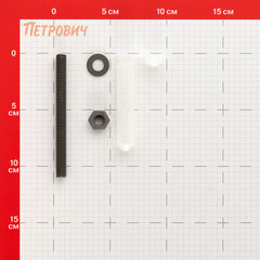 Комплект установки для химического анкера шпилька 10х110 мм гильза 16х85 мм Hard-Fix (2 шт.) - фото 3