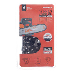 Цепь Daewoo 16" шаг 3/8" паз 1,3 мм 57 звеньев (DACS 57) - фото 2